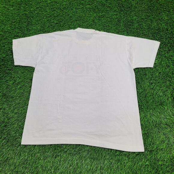 Vintage WYHT Y-105 Ohio Radio Shirt Womens XL 23x26 White - Picture 2 of 12